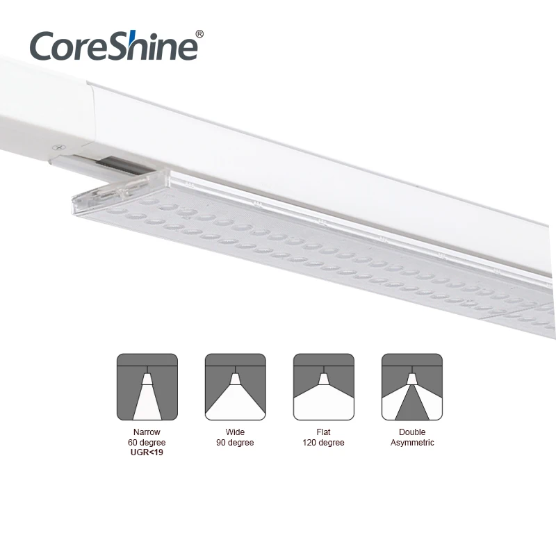 1500mm Coreshine Movable Led Track Linear Light for Retail Shops