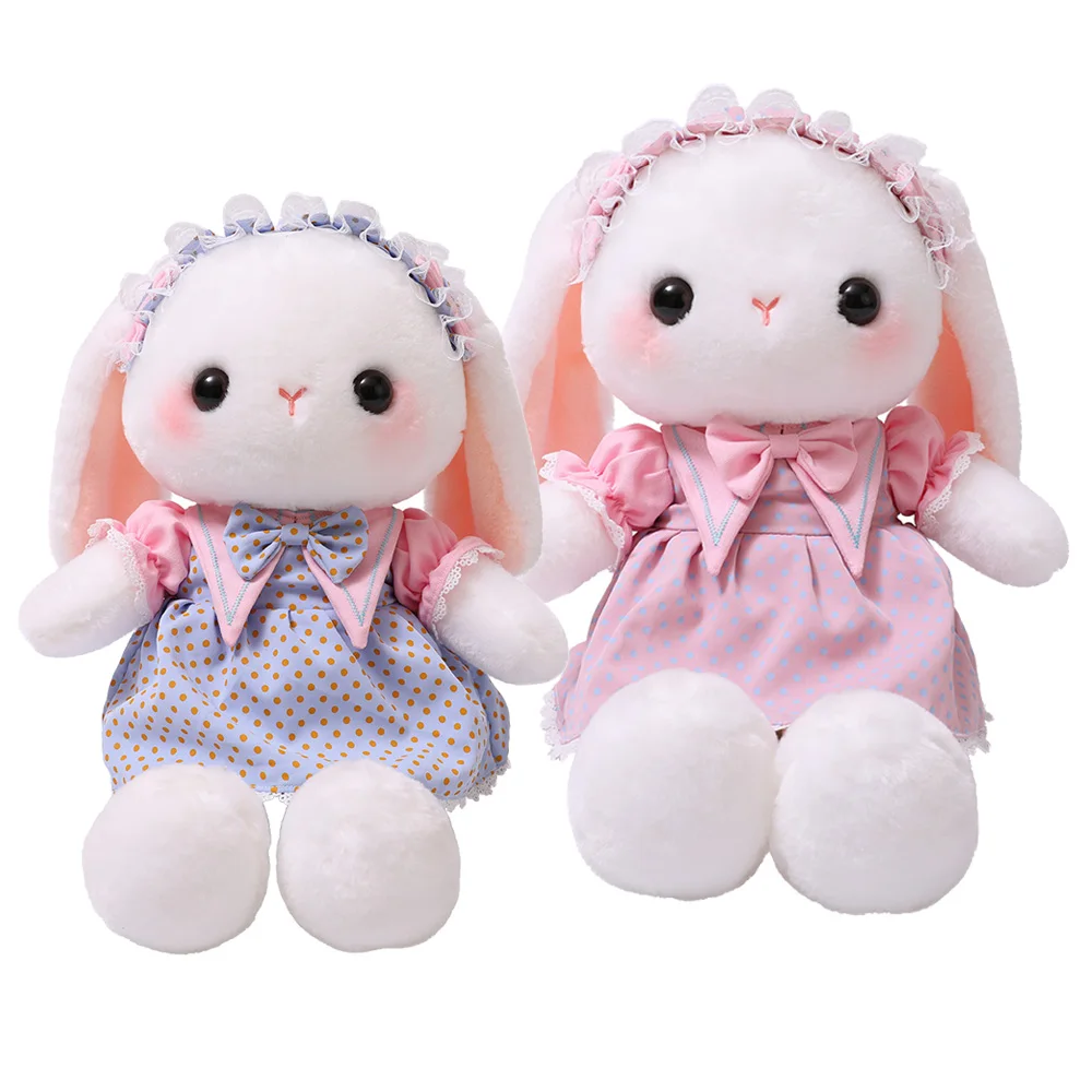 Lovely Korean Kawaii Customize Kids Plush Rabbit Toys Wholesale