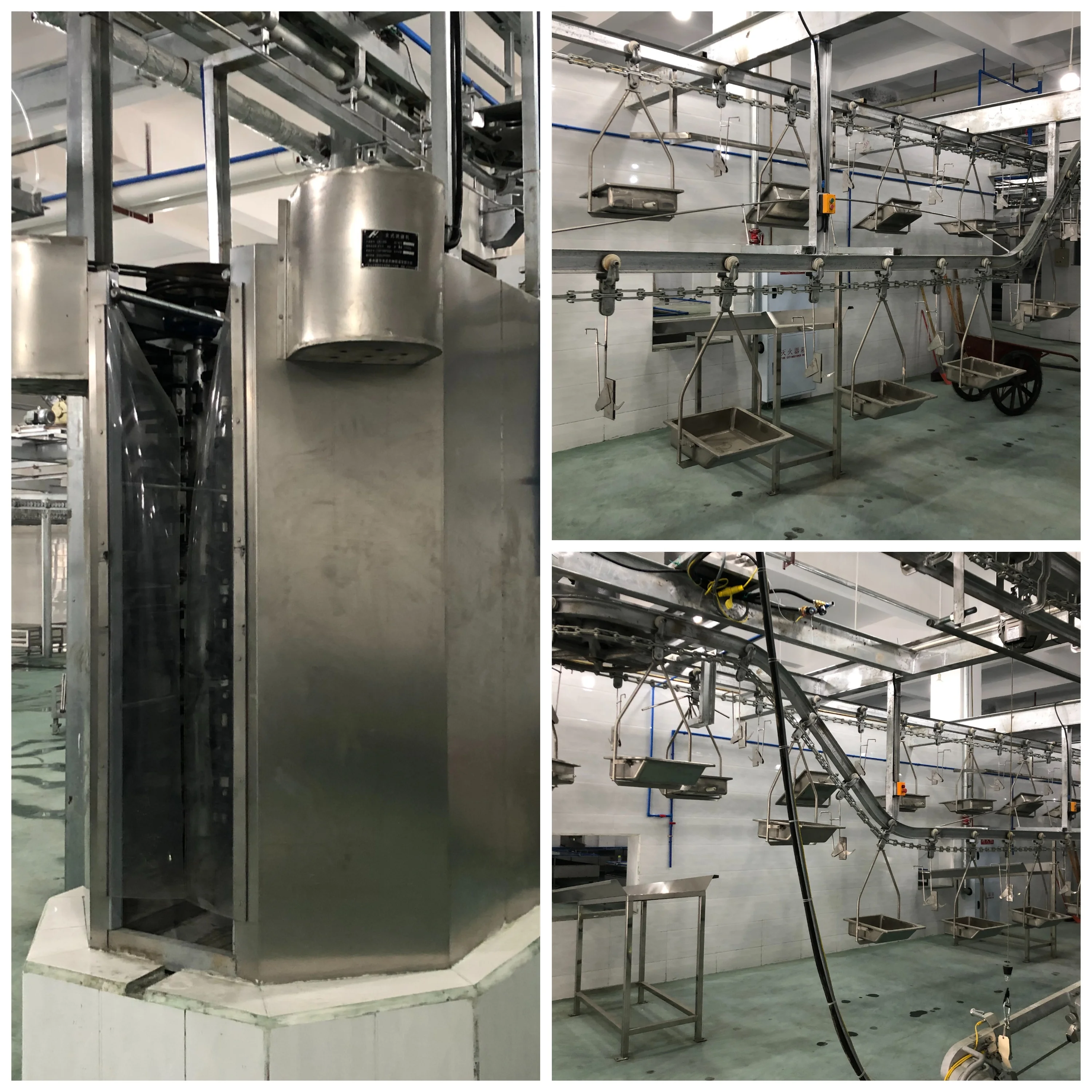 New complete pig slaughtering equipment for slaughterhouses and meat processing plants