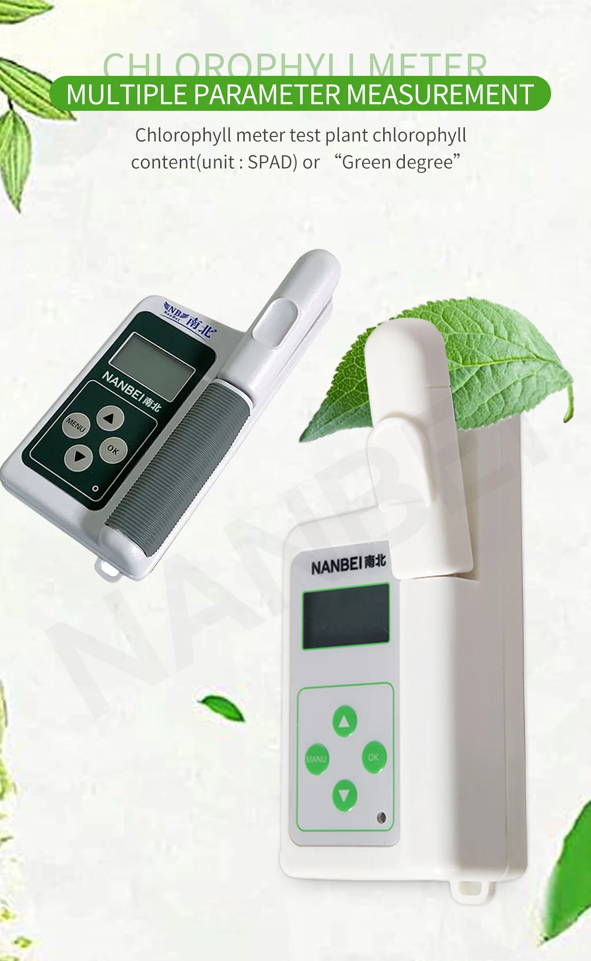 Portable Handheld Digital Plant Leaf Chlorophyll Meter Tester Price