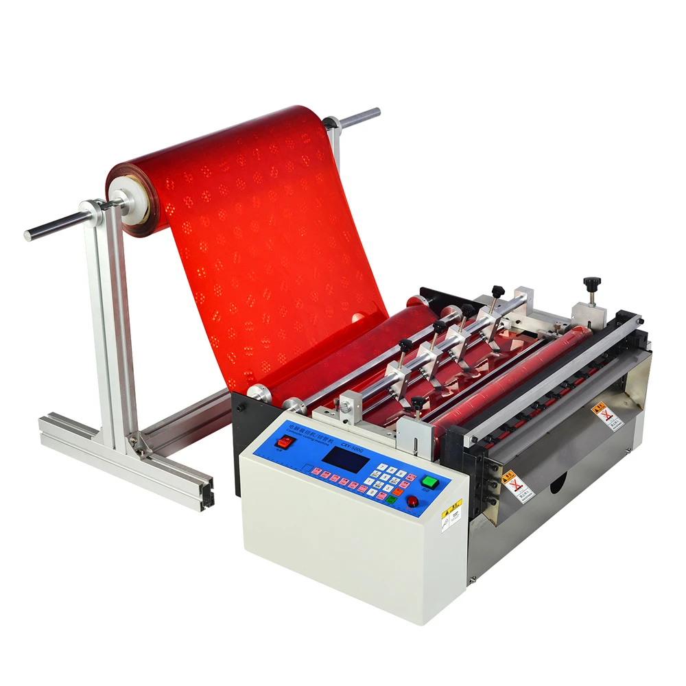 Polyester Tassel  Fabric Roll to Sheet Paper Cutting Machine