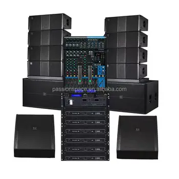 Professional audio Dual 10inch line array Monitor Subwoofer speaker system pa system outdoor concert sound system