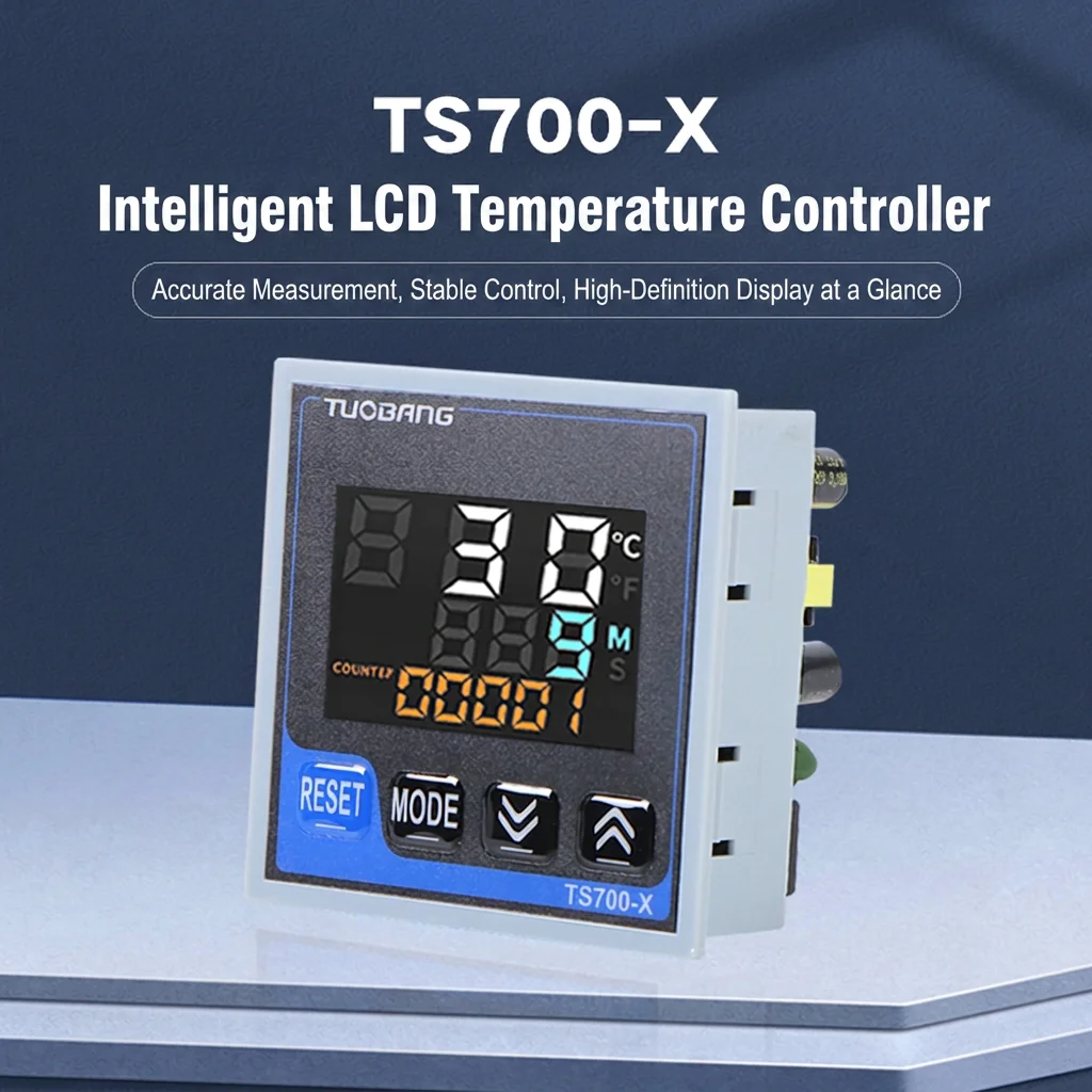 PID Temperature Control Instrument TS700 X Digital Smart Temperature Controller K Type Thermocouple Input 30A Relay SSR Output