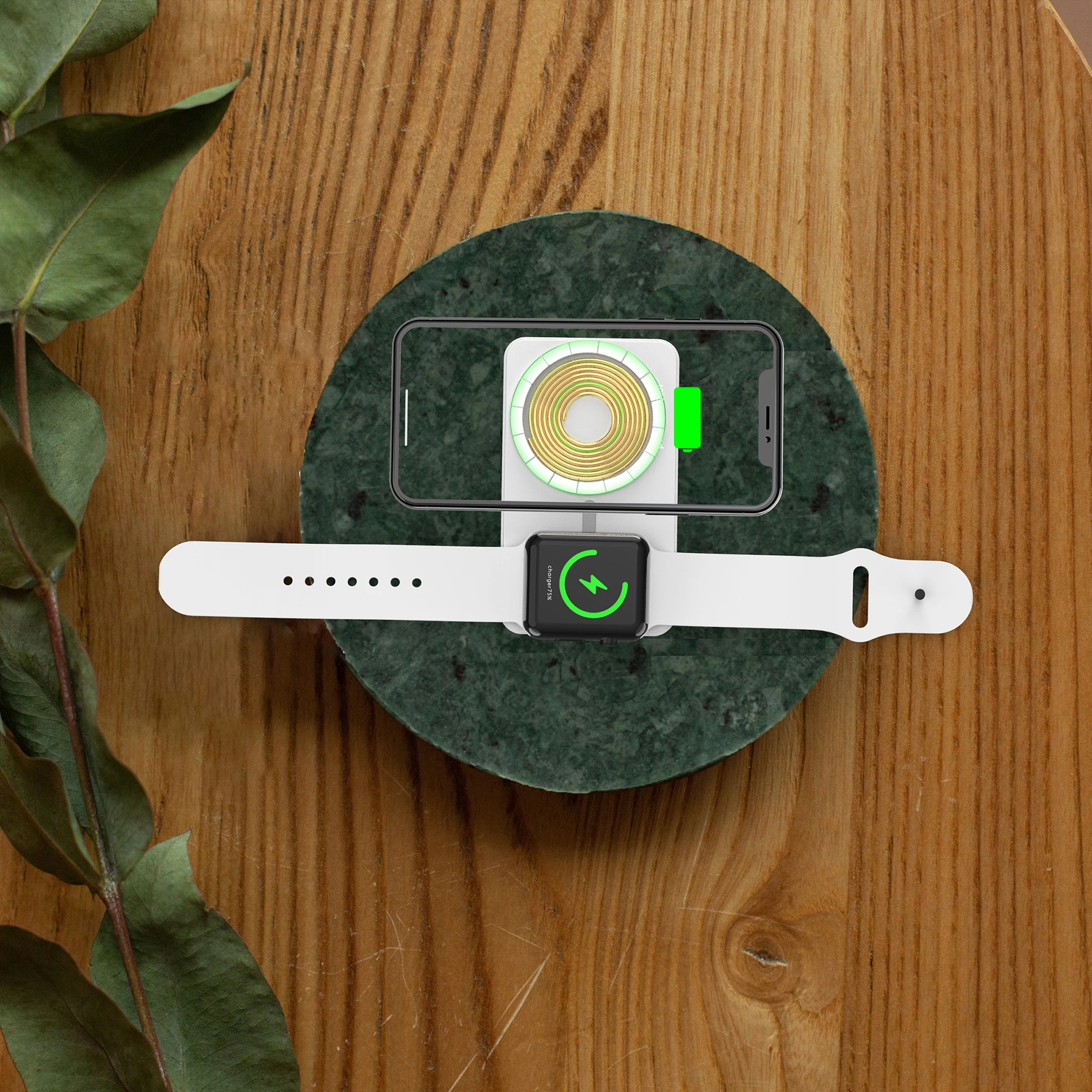 5000mah Wireless Charging Battery Pack Battery Case Power Bank