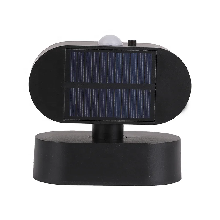 Unique Design Patent Rotatable Sensor Security Solar Motion Sensor Wall Night Light