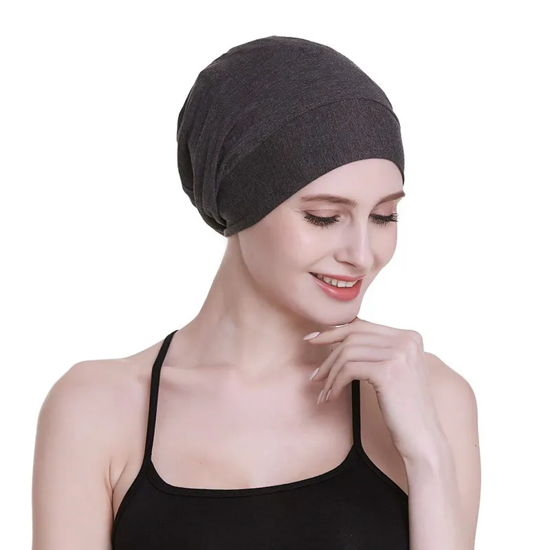 satin lined sleep slouchy cap