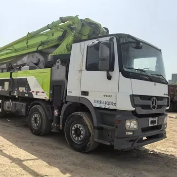 High Efficiency 56 M Used Truck Mounted Concrete Pump Excellent Condition Second Hand Concrete Pump Truck Zoom lion 2019