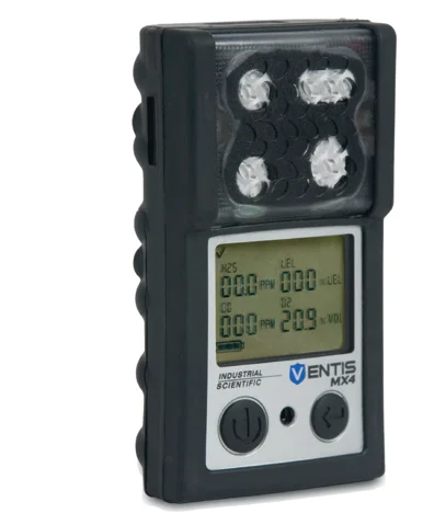 Ventis MX4 multi gas detector small size  personal protection rugged gas analyzer CO/H2S/O2/LEL  four gas testing equipment