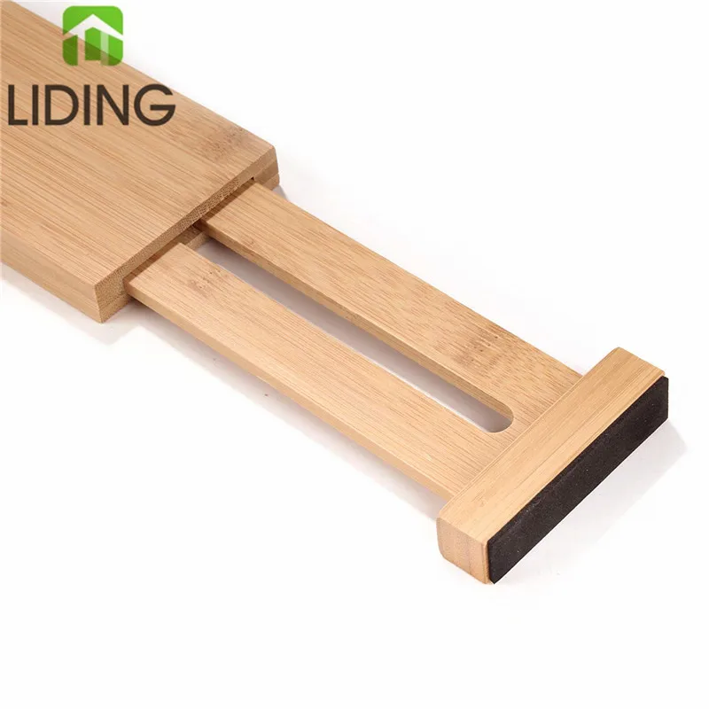 
 Бамбуковая пружина, расширяемый Регулируемый ящик, разделитель, бамбуковый ящик, организация  