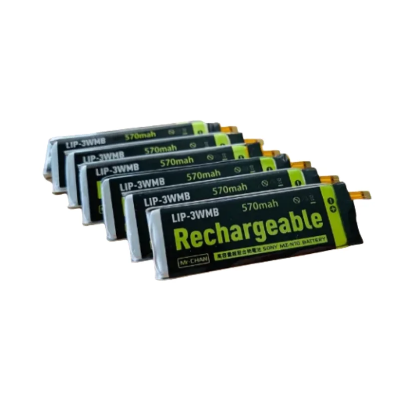RUIXI LIP-3WMB 570mAh Battery for Sony MZ-N10 MD N10 Batteries With