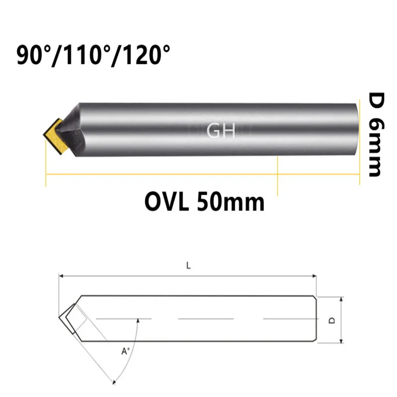 High Gloss Diamond Chamfering Milling Cutter Mcd Diamond Chamfer End ...