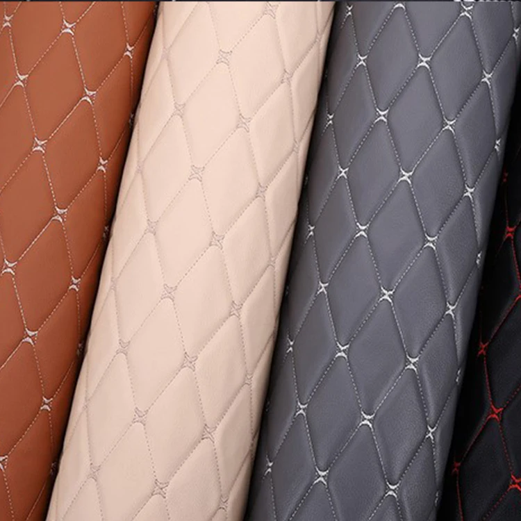 2024 Embroidery Quilted PVC Synthetic Leather - Durable & Stylish