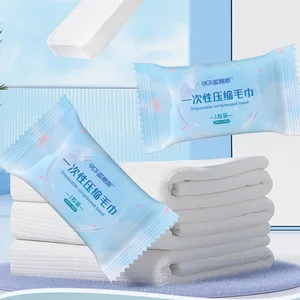 Custom Logo Large-Size Disposable Compression Bath Face Towel Soft Nonwoven Woven Technique Convenient Portable for Home Travel