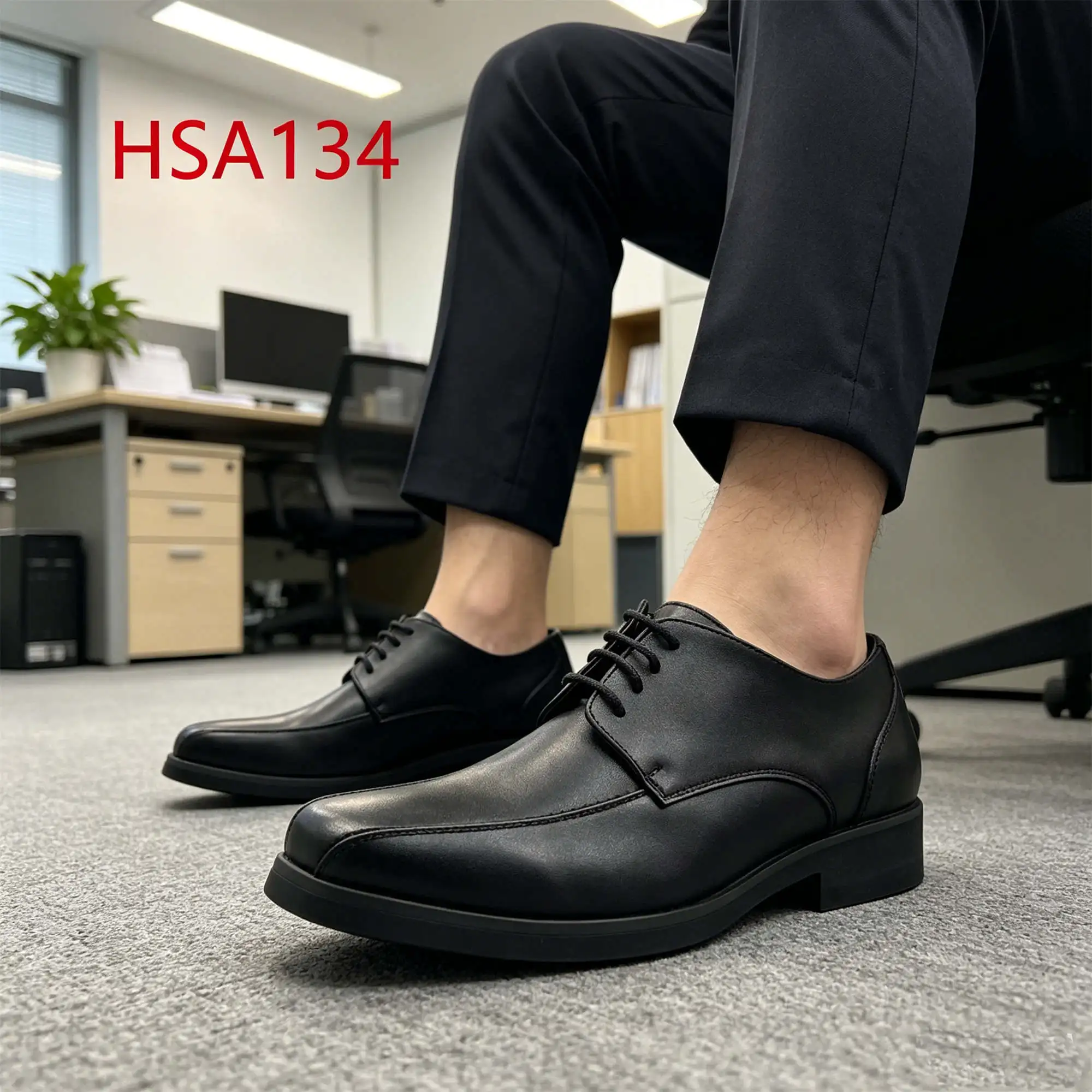 ZYF,Chile Market Popular Square Toe Style Men Dress Shoes for Sale Business Travel Anti-Fungal Treatment Office Shoes HSA134
