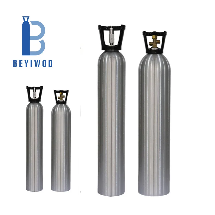 1L 2L 4L 5L 10L Refillable Steel or Aluminum Alloy Co2 tank Cylinder Co2 Gas Cylinder for Beverage Aquarium
