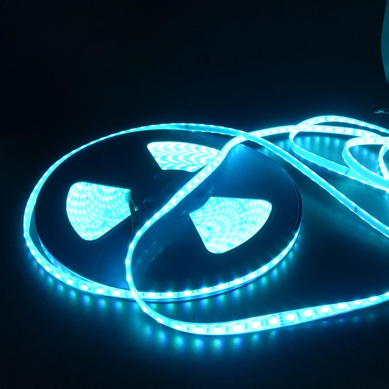 Водонепроницаемая светодиодная лента 12 в 24 в 5050 rgb IP68 20 м 60 светодиодов/м