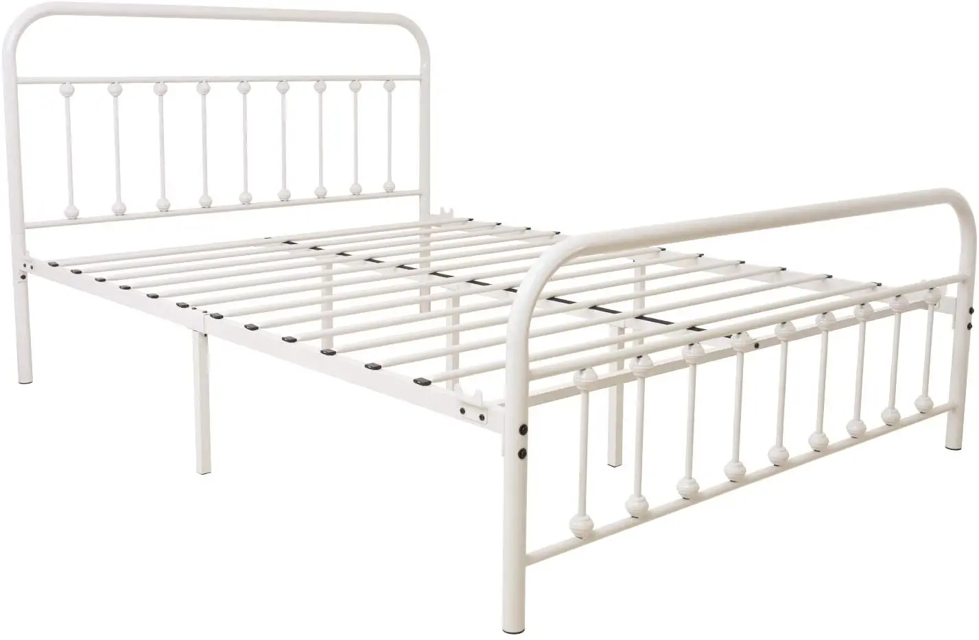 Weehom Metal Twin Bed Platform Frame Heavy Duty Steel Slat Under Bed