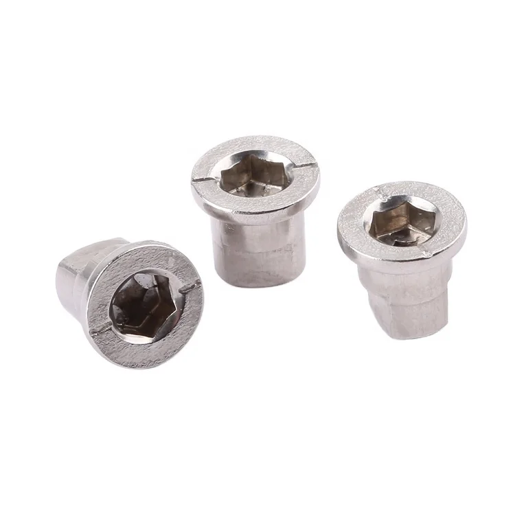 Non-standard customization hex socket step rivet milling flat stainless steel for doors and windows