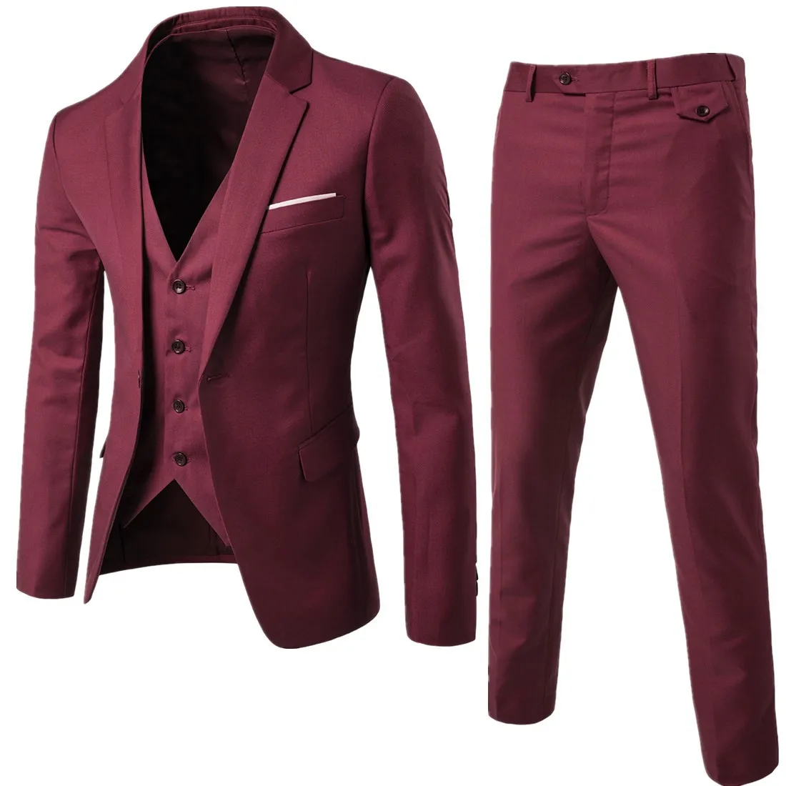 Cheap Prom Fashion Wedding Tuxedos Men's Suits Groomsmen Suit Formal Suits