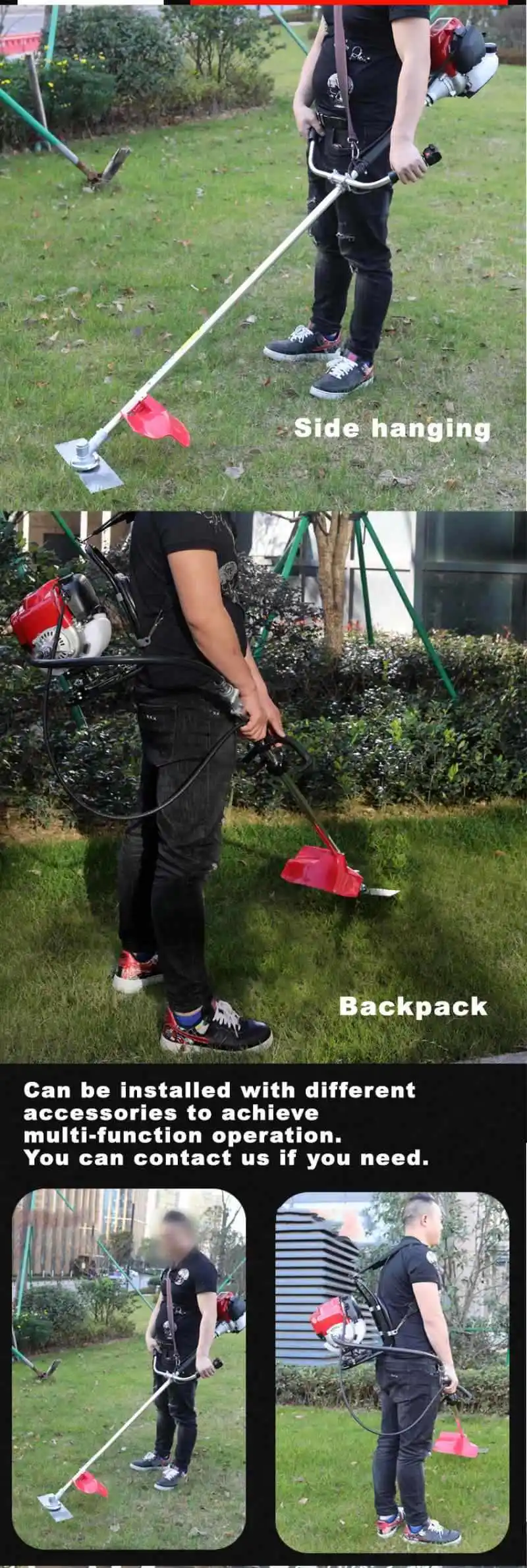 Four Stroke Knapsack Type Small Multifunctional Agricultural Gasoline Land Reclamation and Weeding Household Weeding Machine