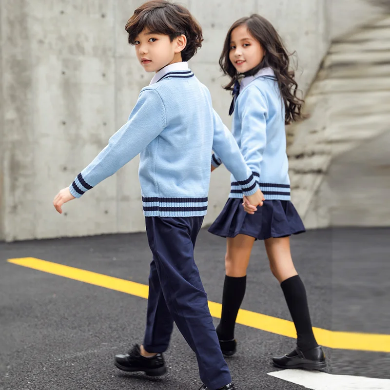 New Design Spring Kids School Uniform Nice Custom Kindergarten Uniform