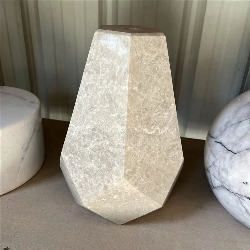 product new design hot sale crafts art decor for home office table ornaments stone craft modern marble sculpture-2