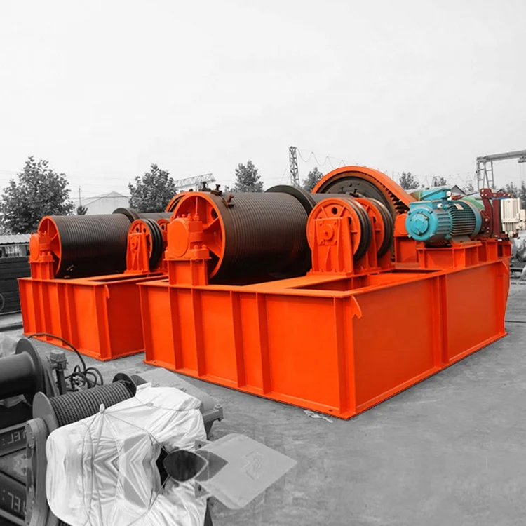 JM Series Electronic Control Slow Speed Large Tonnage Winch for Sale