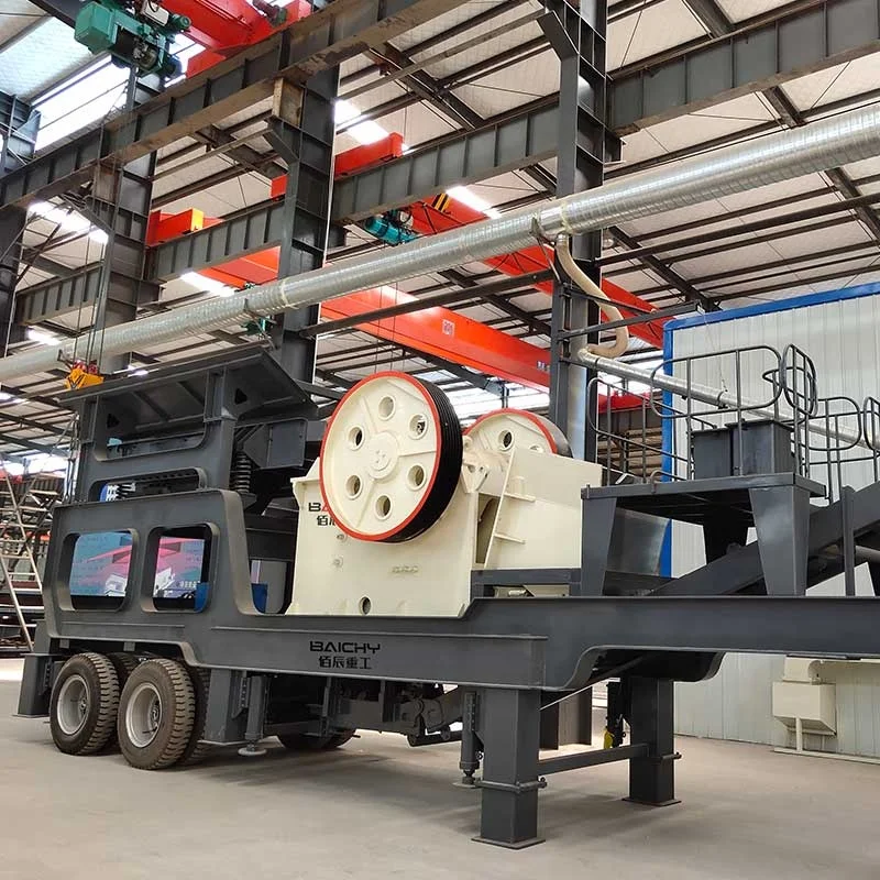 Various Models Mobile Stone Crushing Machine Project Coal Cement Quartz Bricks Mobile Jaw Crusher Plant for Sale