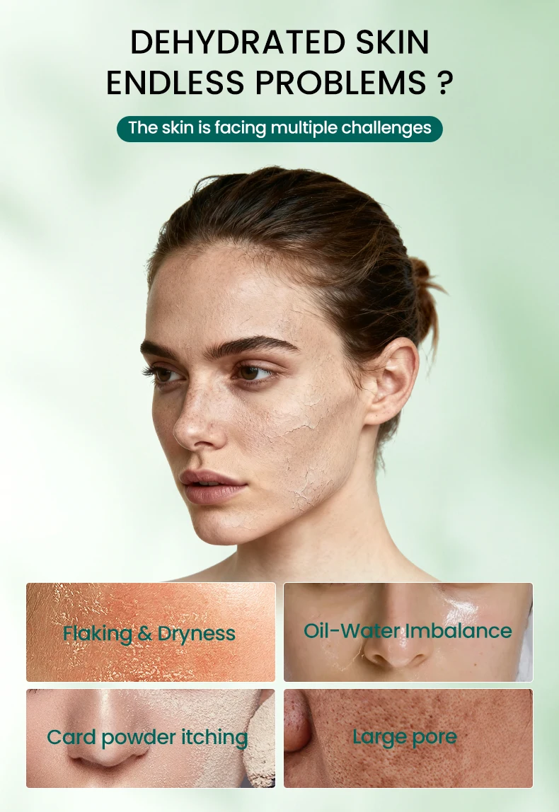 Natural Cactus Skincare Set Sodium Hyaluronate for Deep Hydration Includes Face Wash Moisturizer Soothing Repair Kit(pic1)