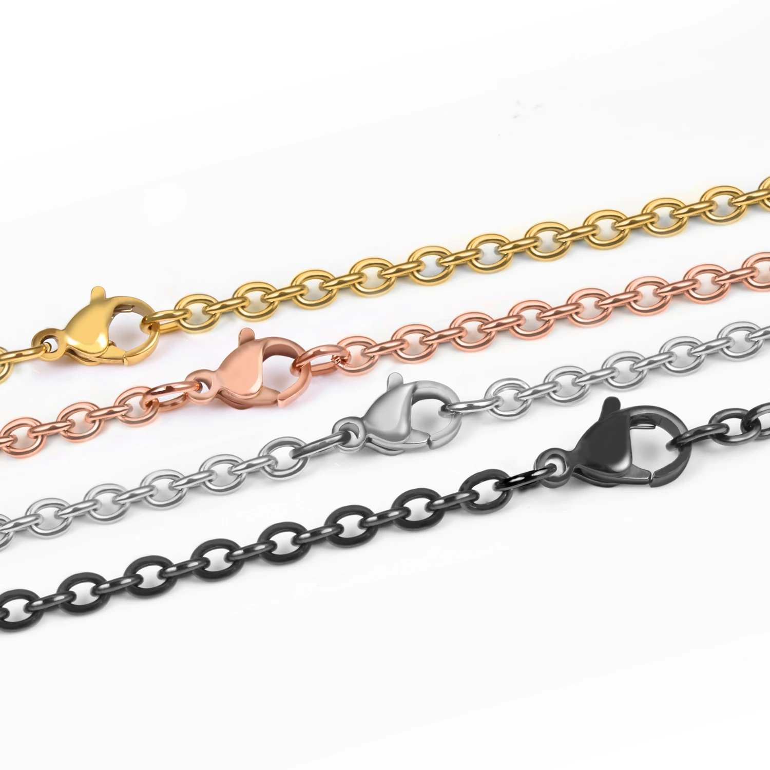 O Shaped Link Chain Necklace 