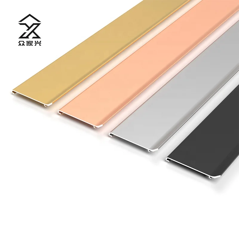 Premium Decoration Flooring Baseboard Metal Floor Aluminium Skirting Boards