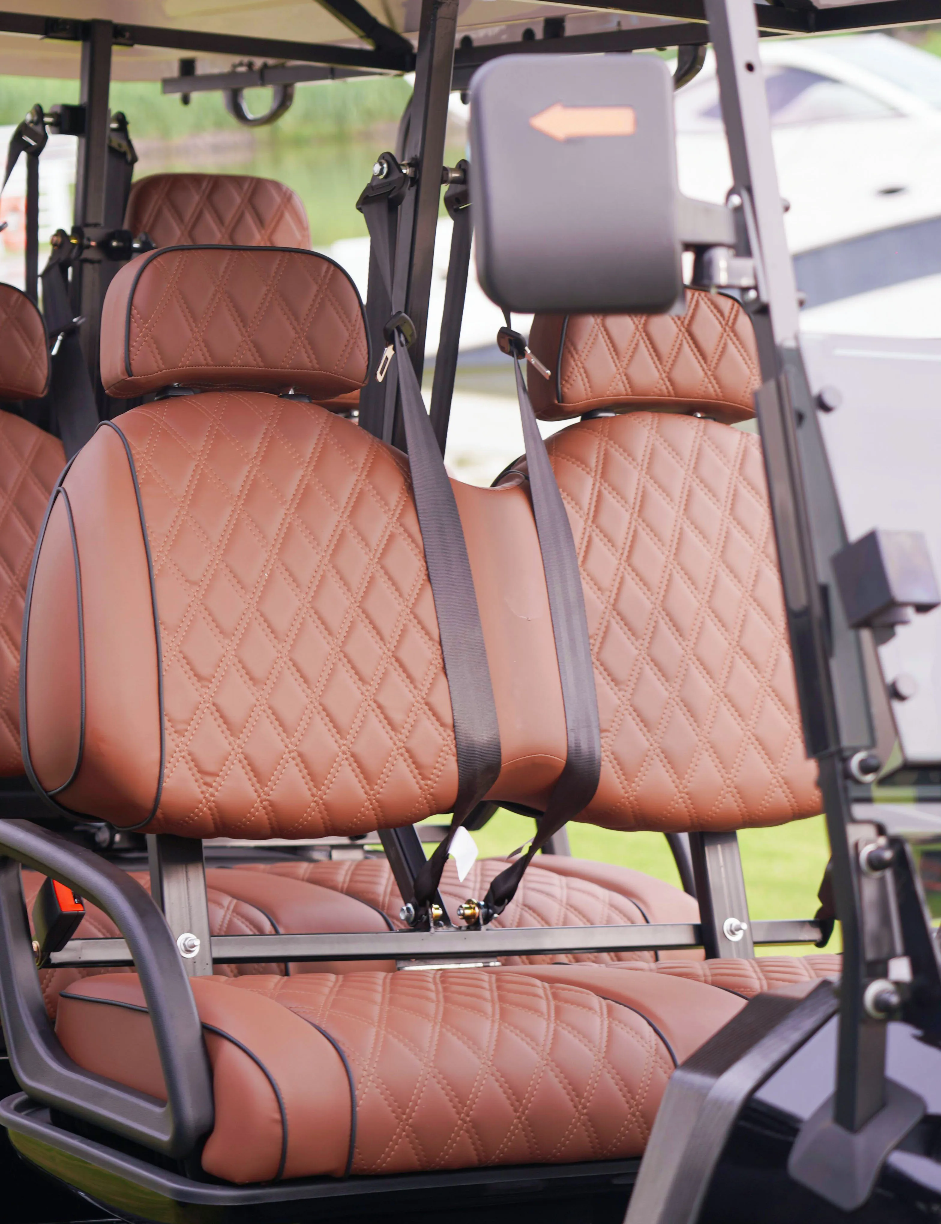 Customized Lifted Electric 4x4 Golf Cart 6 Seat Dune Buggy With Utility