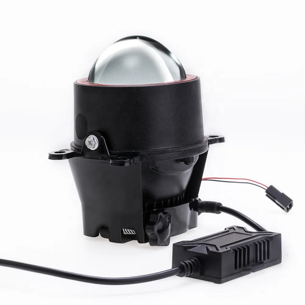 GPNE F5 Biled Projector Lens Fog Lights Lens Tri Colors Led Lamp Projector Lens Car Fog Light