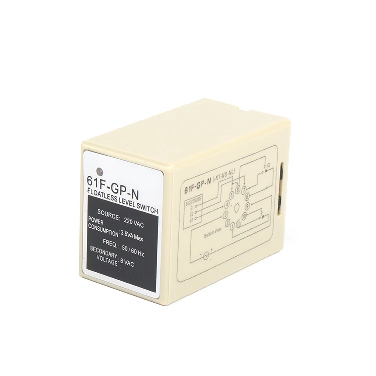Original Level Relay Water Level Controller with Float Less Level Switch 61F-GP-N AC220V 110V Sealed Protection
