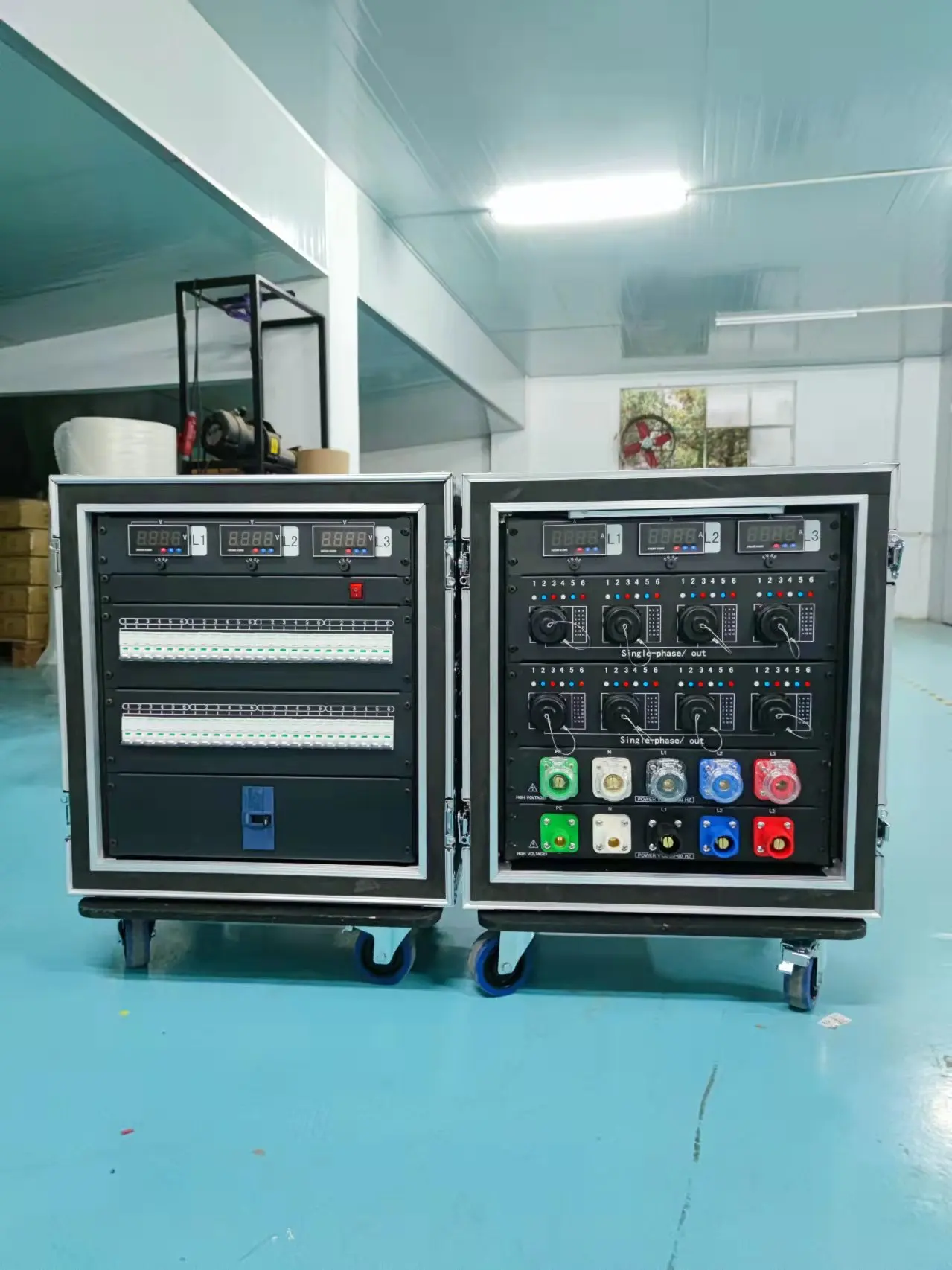 400a Camlock Input 19pin Socapex Out Power Distribution Equipment 3 Phase Stage Lighting Electrical Distro Box