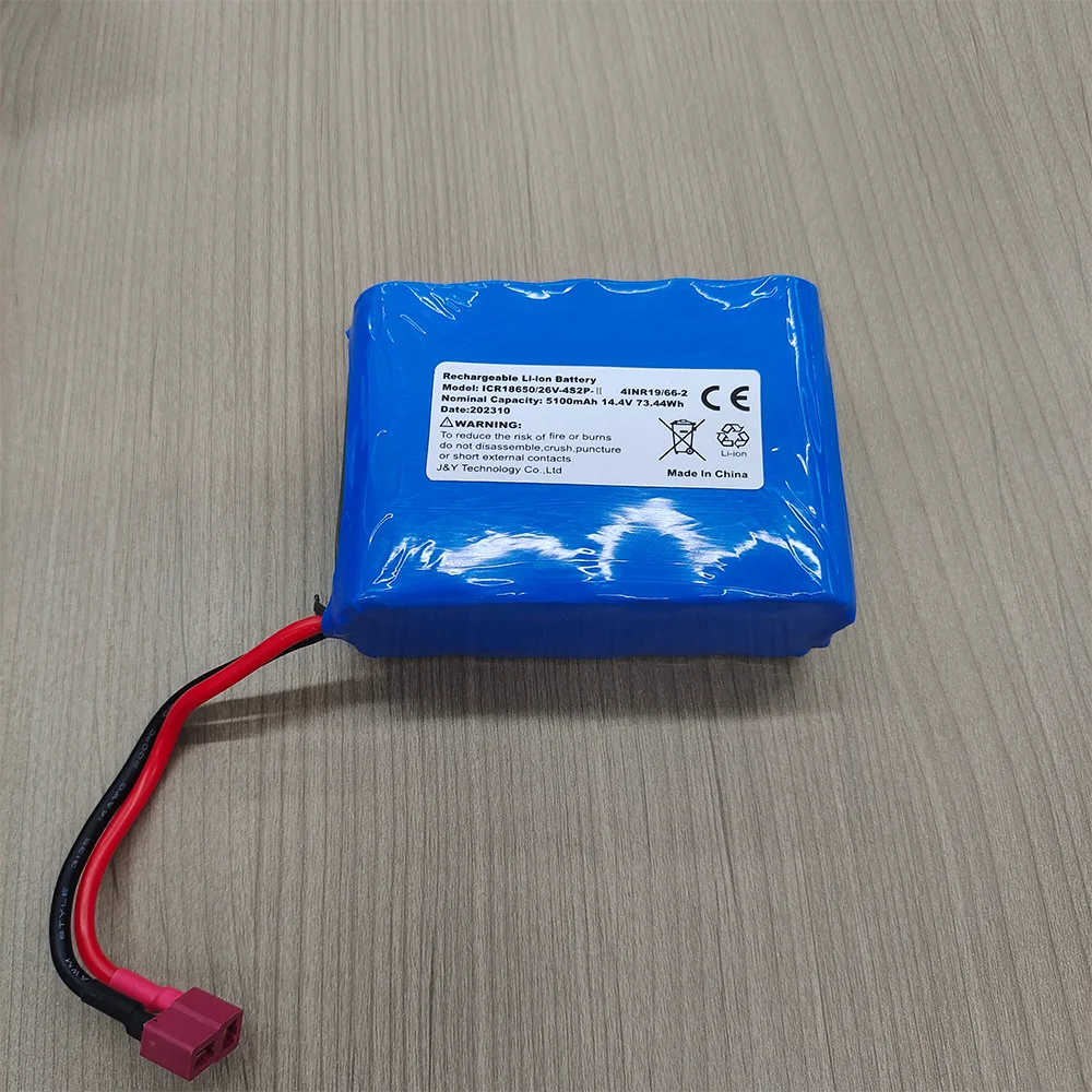 J&Y 18650 Li-Ion Battery Pack - 3000mah, 3.7V, 300 Cycles
