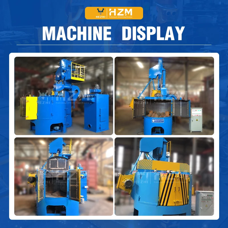 Small Rotary Table Shot Blasting Machine Turntable Alloy Wheel Blaster Manufacturer in China