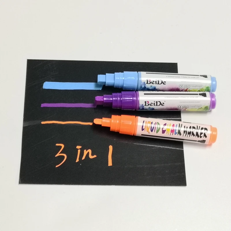 8 мм волокно перо УФ свет неоновый мел маркер