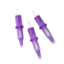 Hot Sale China Manufactured Quality Violet Tattoo Needles Premium Cartridge Precision Tips Permanent Professional Body Art