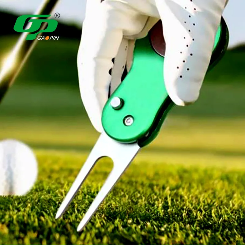 Wholesale Golf Accessories Foldable Golf Divot Tool Custom Logo
