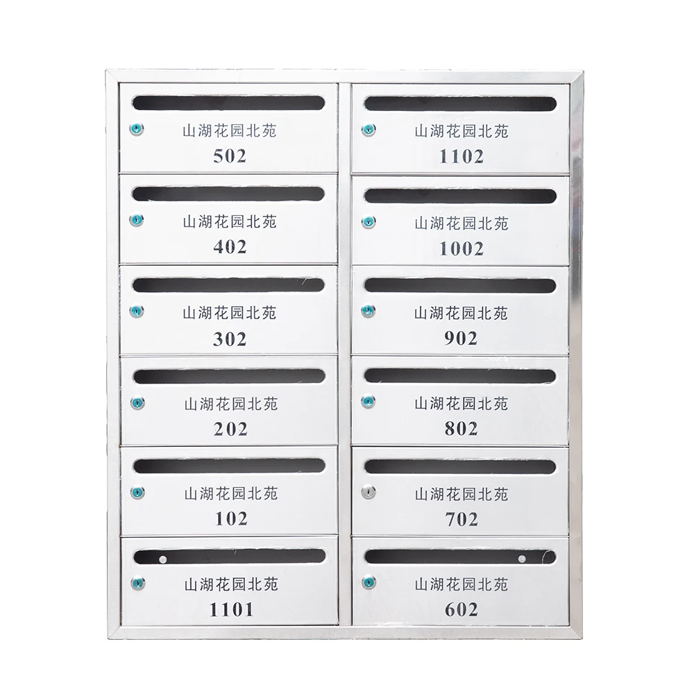 Mailboxes Residential Smart  Parcel Modern Outdoor Mini Smart Mailbox Combination Apartment Mailbox