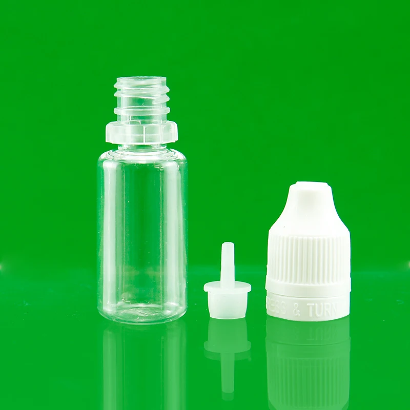 Dropper Bottle PET Plastic Empty 10ml 30ml 60ml 100ml 120ml Liquid Oil Black with Black Tip Food Screen Printing Free Samples