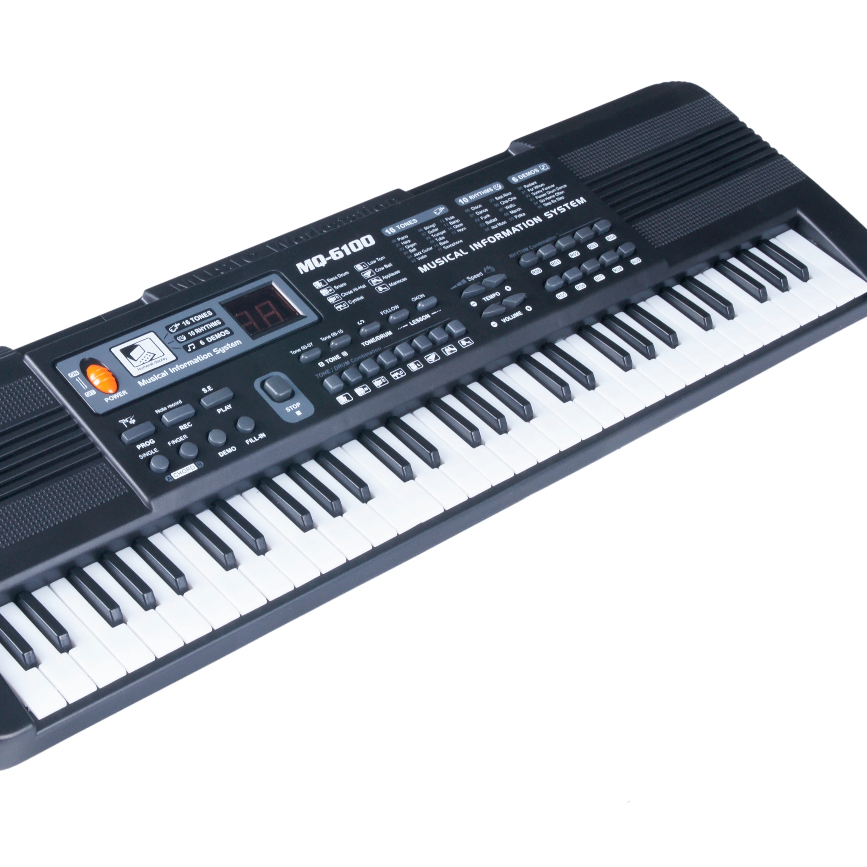 プロのピアノキーボード61キー電気キーボードピアノ工場供給