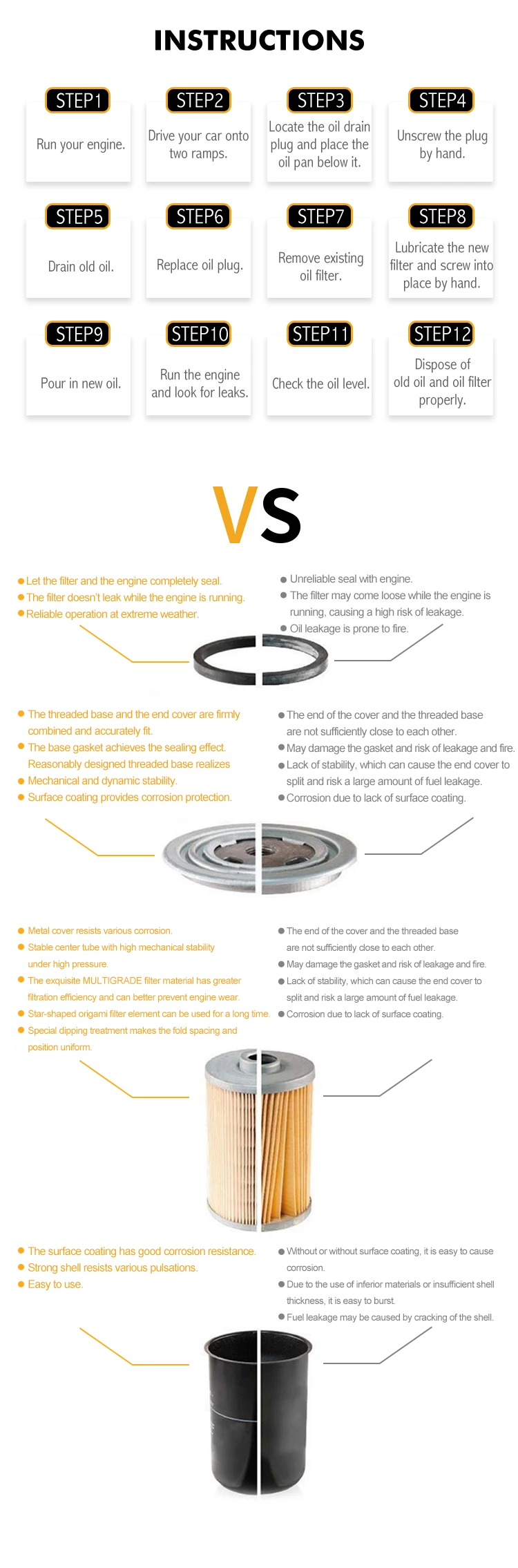 162539000 Oil Filter Nissan Pf6 Oil Filter Complete Assy Cheap Oil