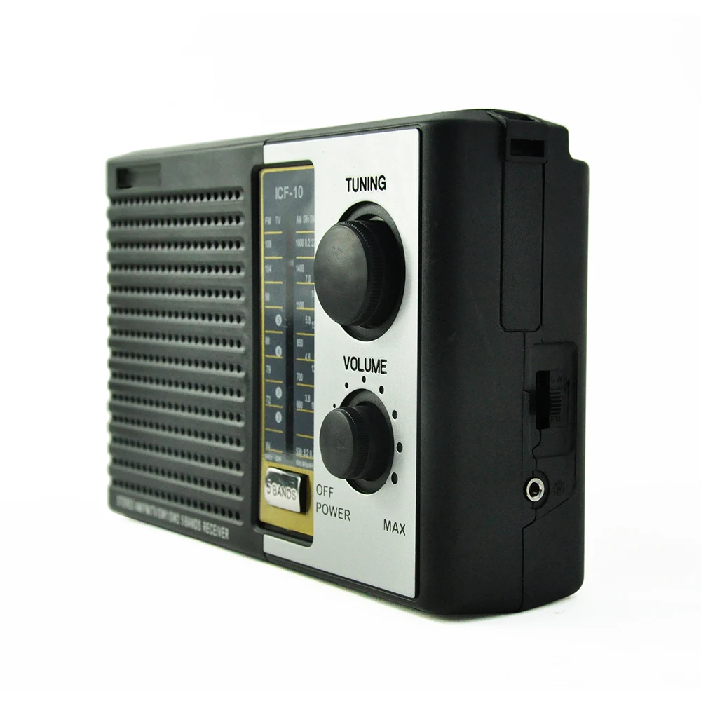 FM/AM/SW 3 Brand Radio HOT Sell Product ELETREE Radio ICF-10