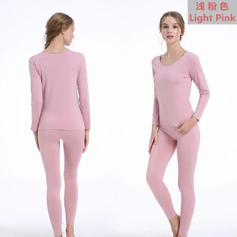 Women's Ultra Soft Long Johns Thermal Underwear Suit With Fleece Lined ...