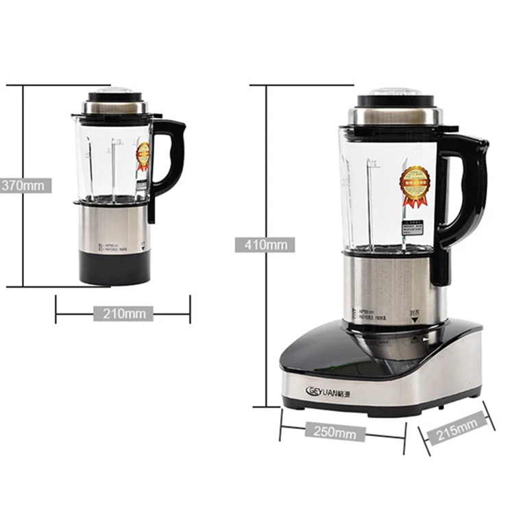 Heating Blender 800w Commercial Digital 1750ml High Speed  Blender Household Cookworks Blender