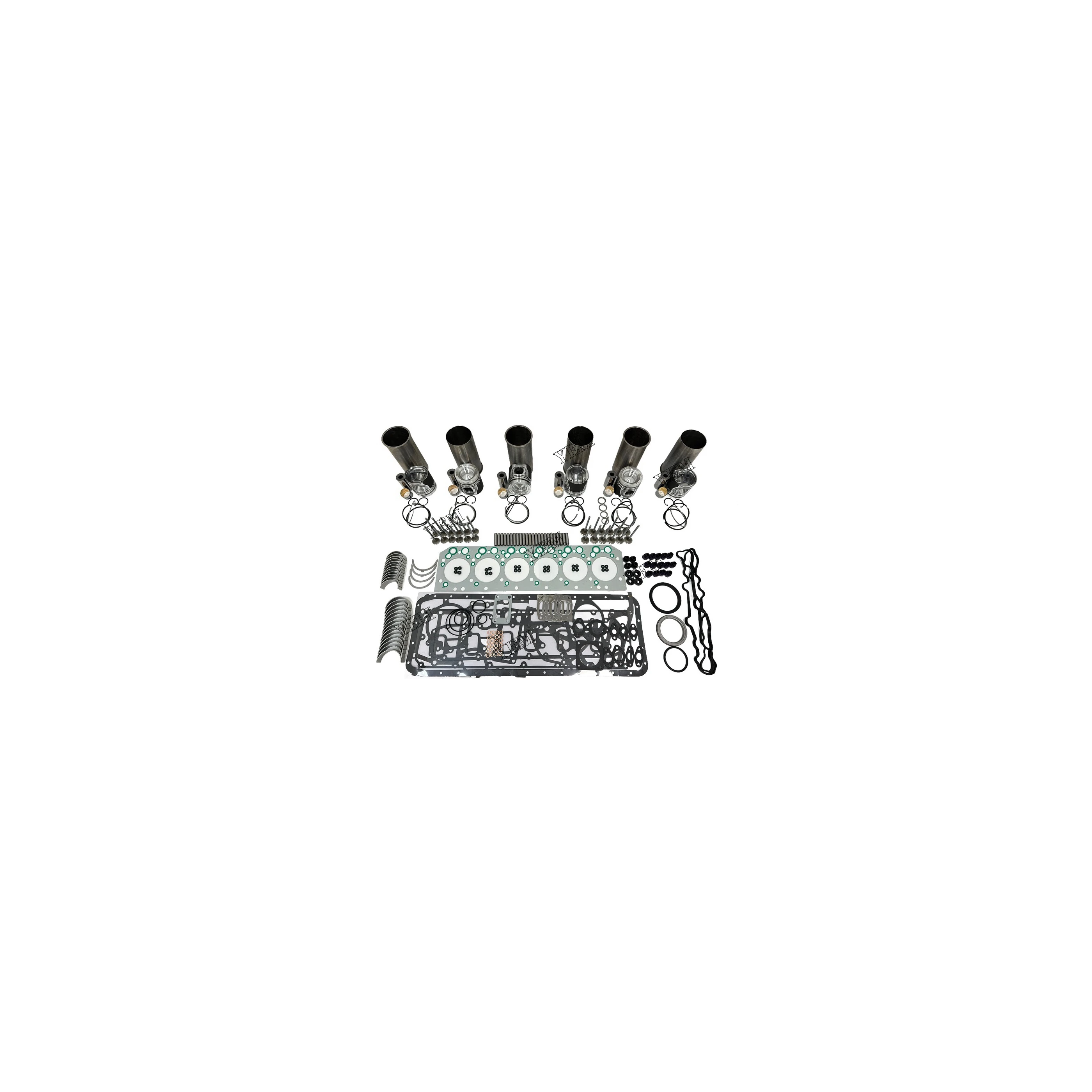 Overhaul Kit With Valves Compatible for Doosan / for Develon DL06 Diesel Engine Parts