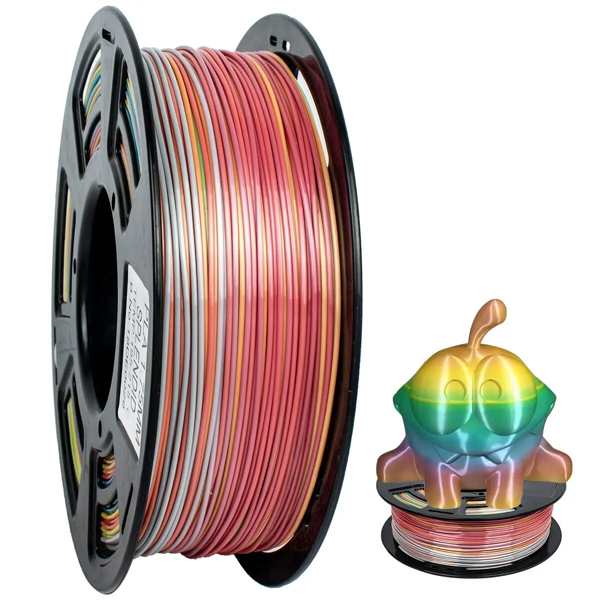 Geeetech Geeetech Silk PLA Filament 1.75mm 1kg Imprimante 3D Gold Rainbow PLA 