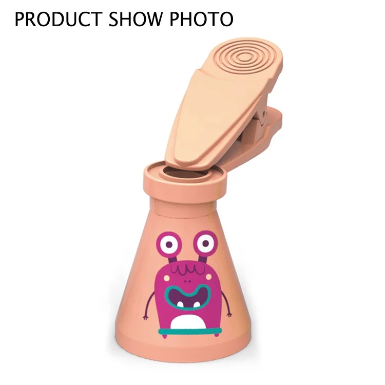 Пластиковый Забавный призматический калейдоскоп, зажим для мобильного телефона, калейдоскоп, игрушка для детей